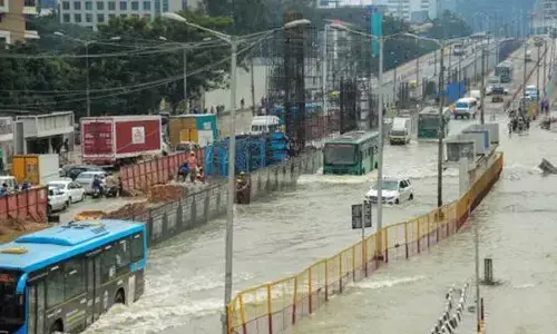Heavy rain inundates several localities in Bengaluru