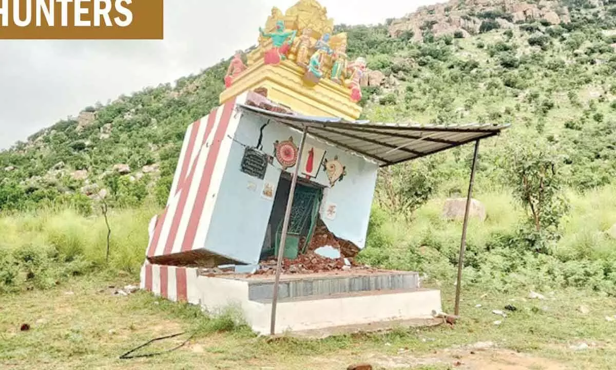 Temple vandalised in Annamayya district