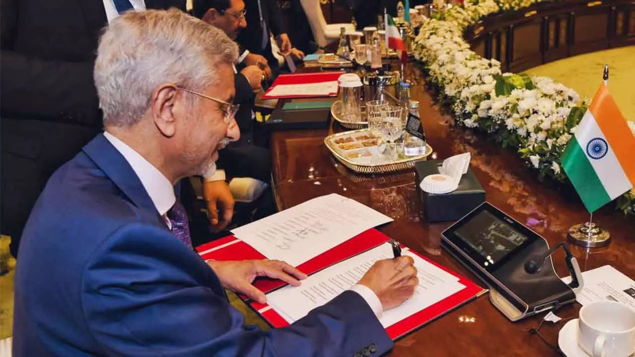 External Affairs Minister S Jaishankar during the 23rd meeting of the SCO Council of Heads of Government, in Islamabad on Wednesday