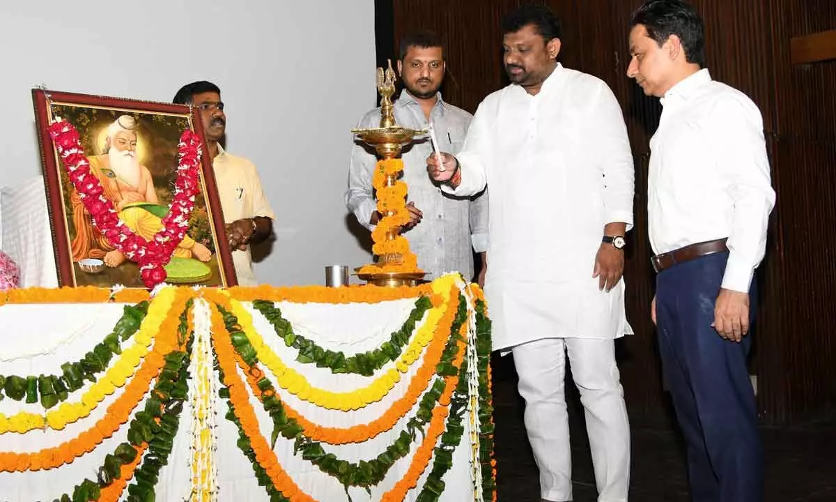 Maharshi Valmikis Birth Anniversary Celebrations held at Telangana Bhavan in New Delhi