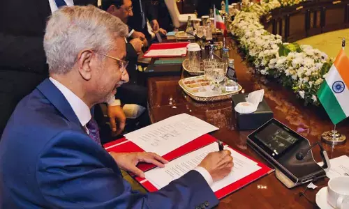 External Affairs Minister S Jaishankar during the 23rd meeting of the SCO Council of Heads of Government, in Islamabad on Wednesday