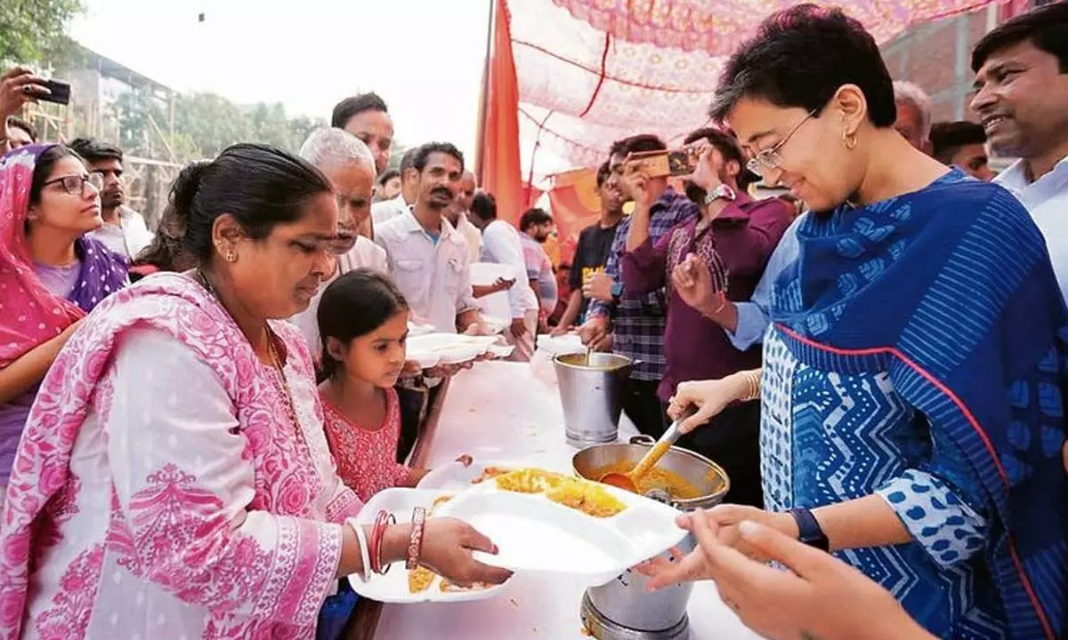 Valmiki’s pen symbolises anyone can progress through edn: Atishi