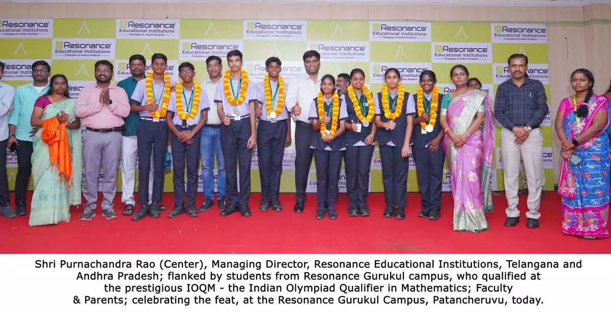 Resonance School, Hyderabad Repeats unprecedented success at IOQM 2024