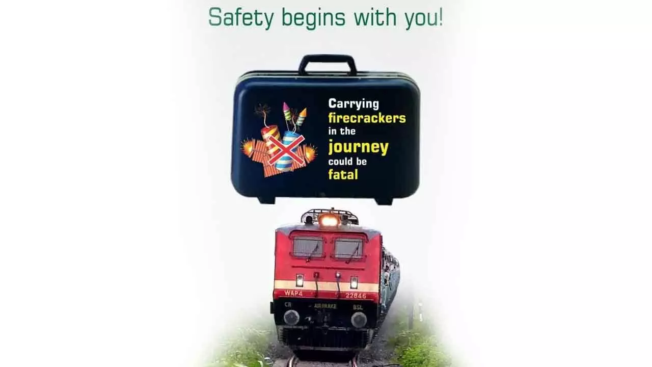 ECoR launches drive against carrying crackers on trains