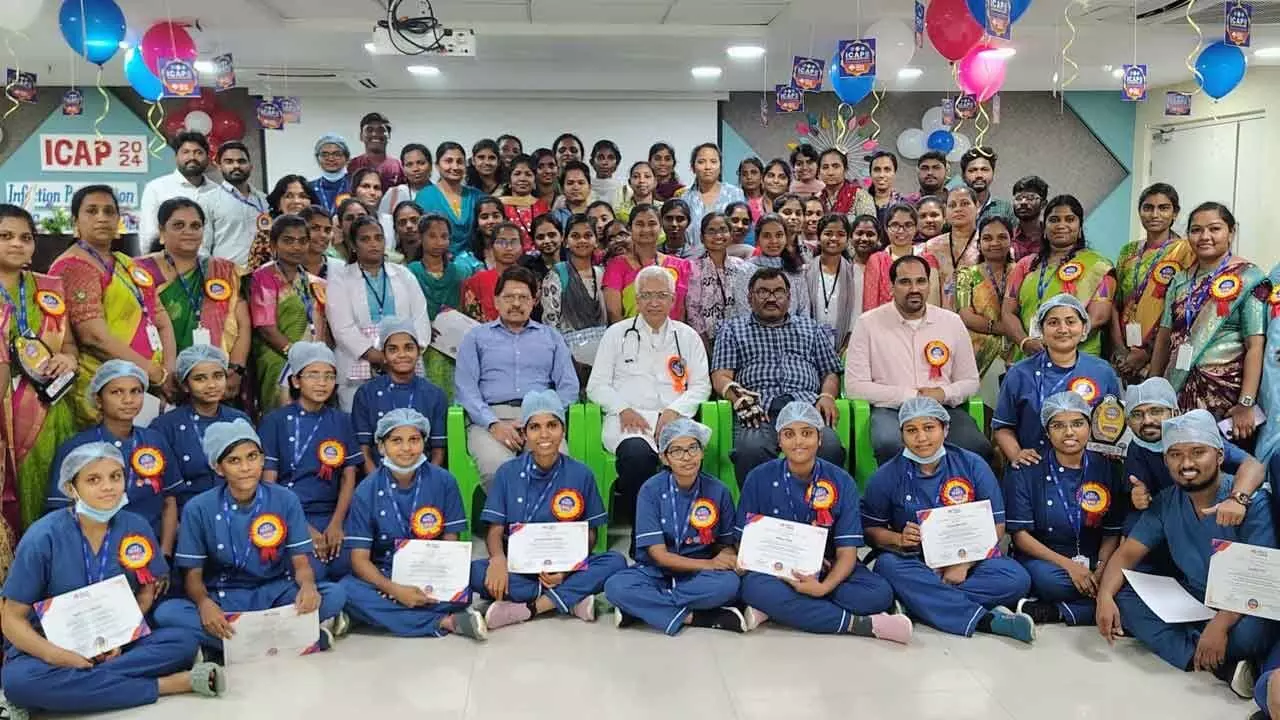 Infection prevention & control prog held at Ajara Hospitals