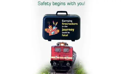 ECoR launches drive against carrying crackers on trains