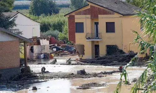 Italy swept by heavy rainfalls, flooding