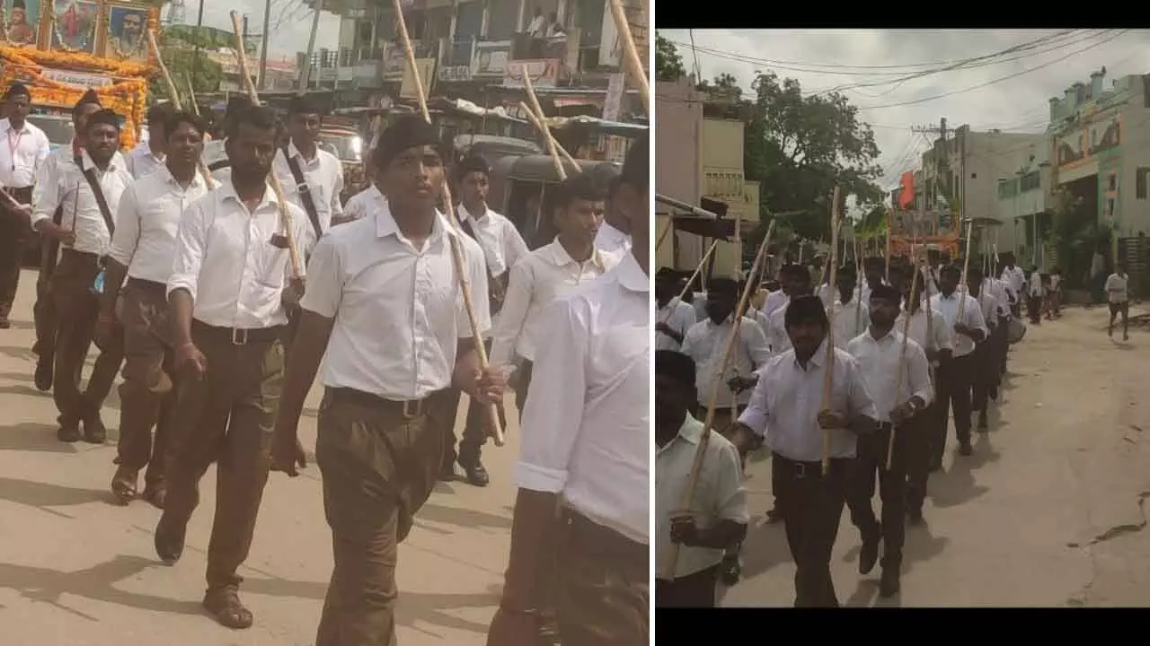 RSS Centenary Padh Sanchalan Led by Ieeja Khand: A Grand Display of Unity and National Spirit