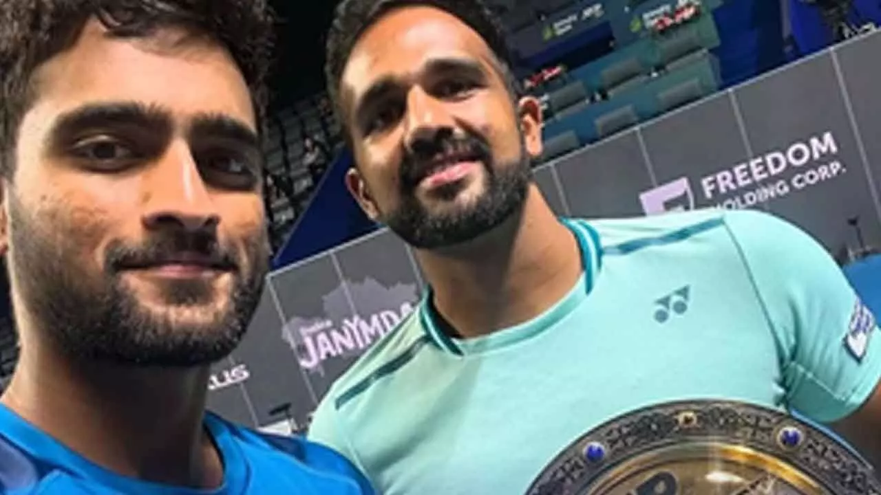 Arjun Kadhe/Rithvik Bollipalli win maiden ATP Tour title at Almaty Open