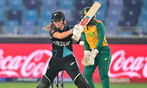 Women’s T20 WC final: Late onslaught by Halliday, Kerr propels NZ to 158/5 against South Africa