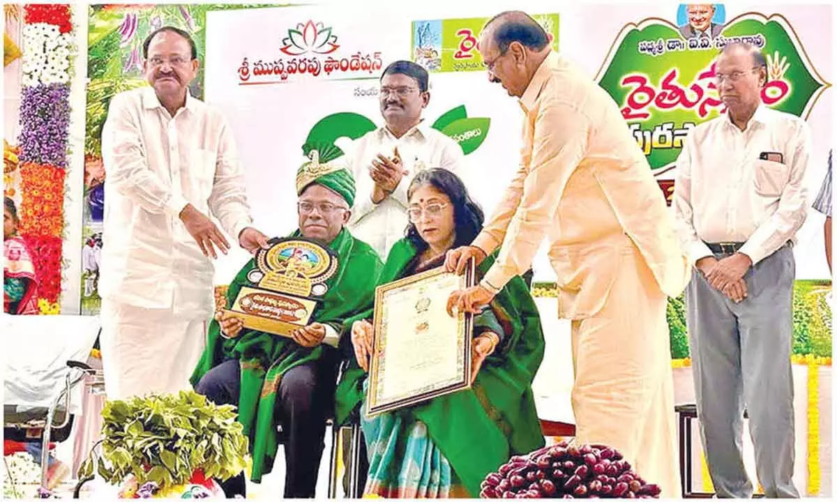 Rythu Sadhikara Samstha gets lifetime achievement award