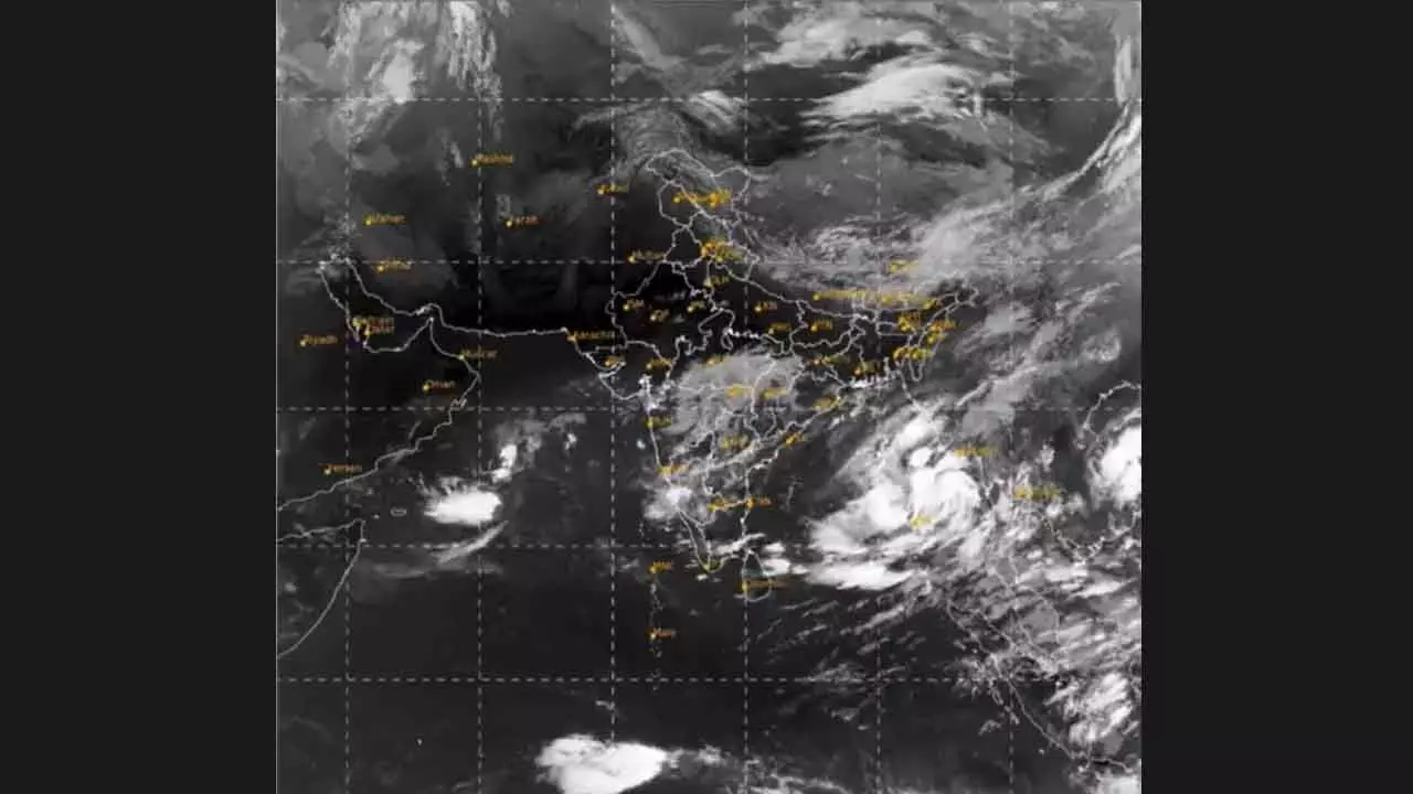 Cyclone brewing over Bay of Bengal