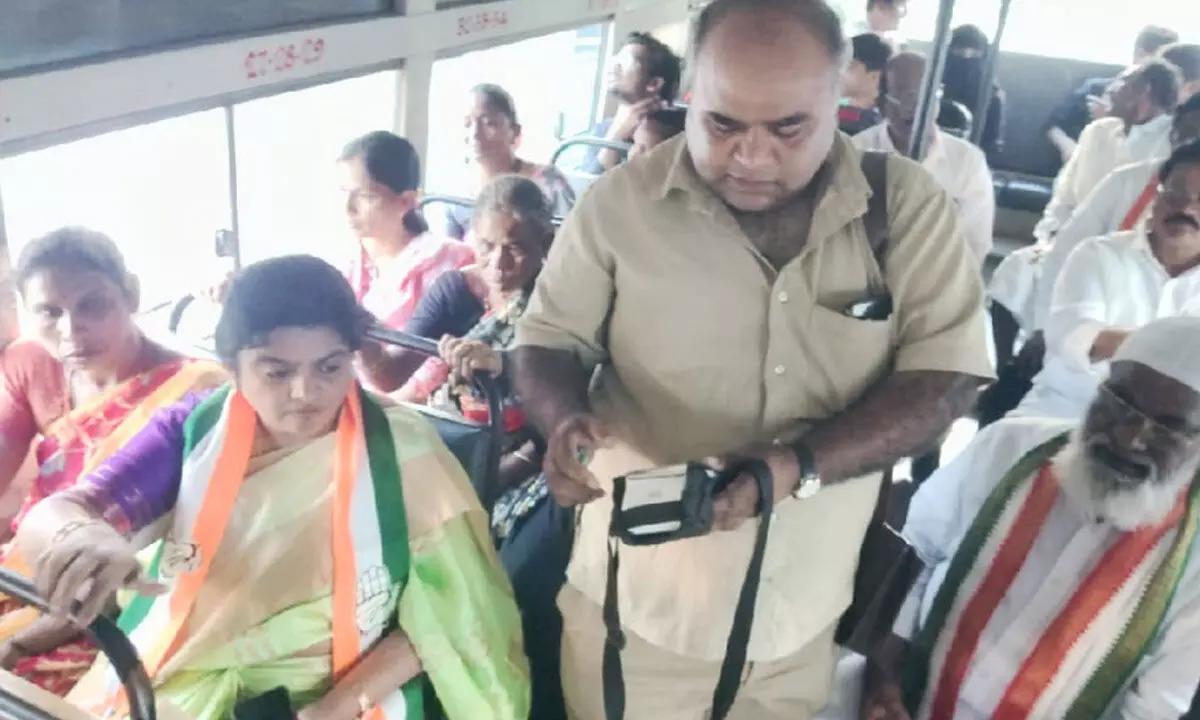 Congress Party Demands Free Bus Travel for Women in Andhra Pradesh