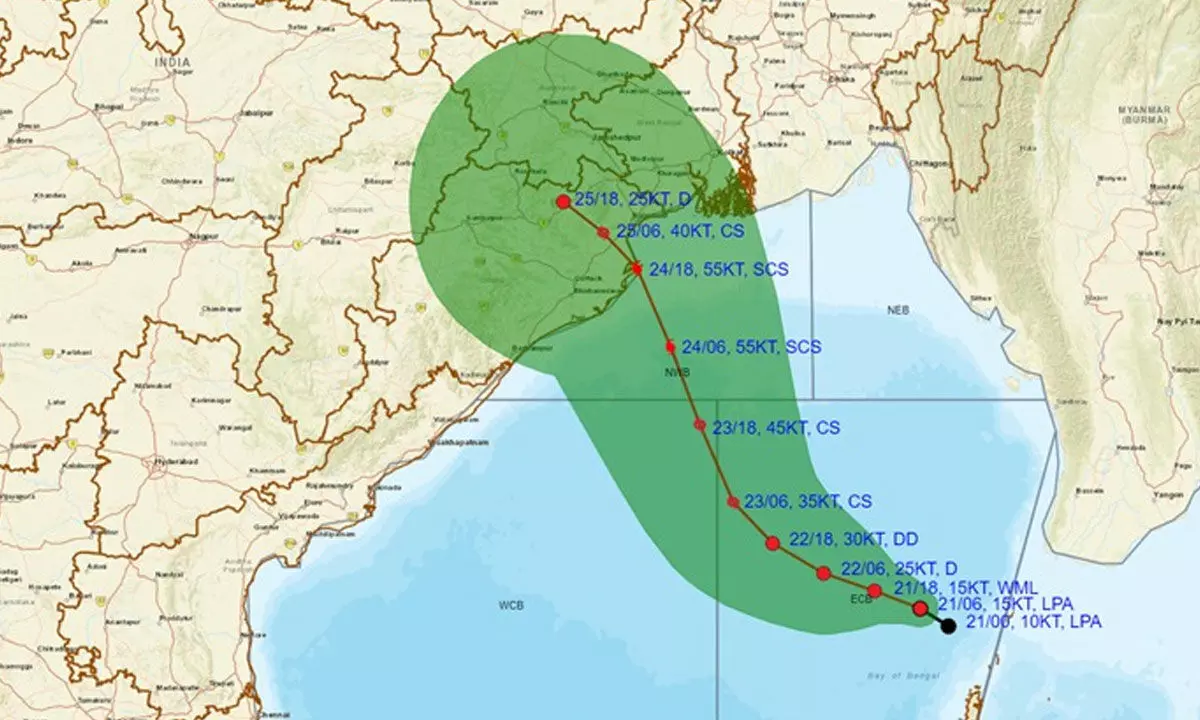 Severe cyclonic storm to cross between Puri and Sagar Island