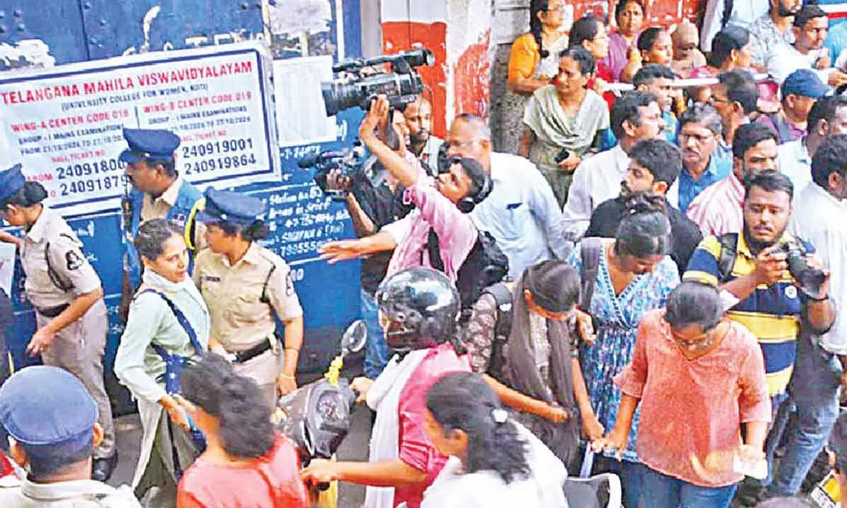 Amid protests, Group-1 exam held without hitch