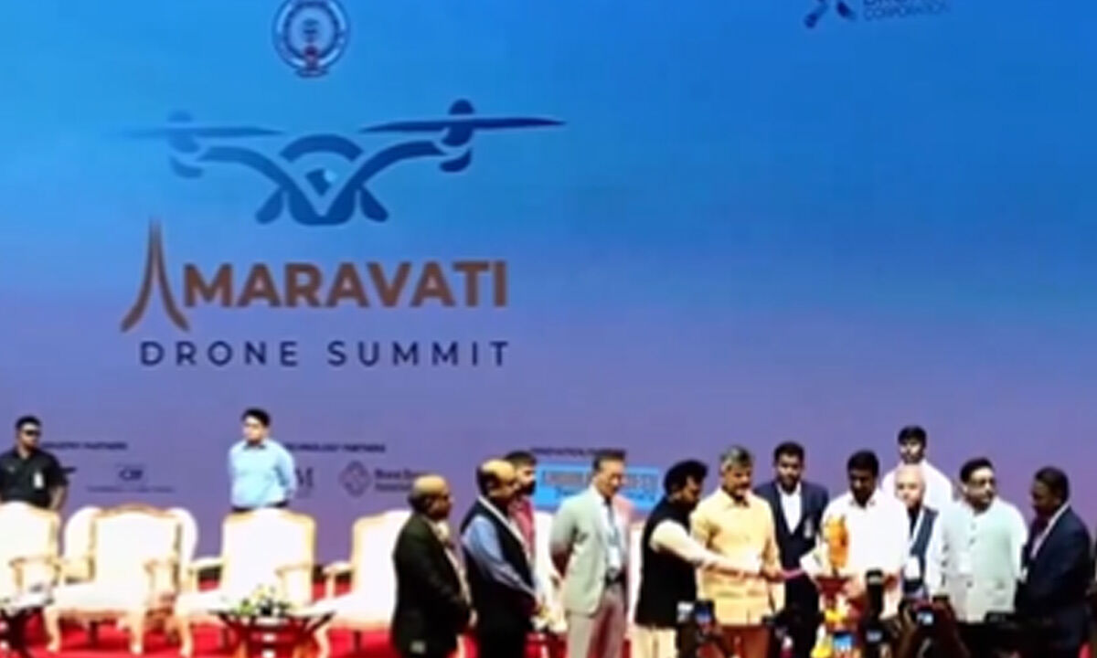 Amaravati Drone Summit 2024 Launched, Rammohan praises CM Chandrababu