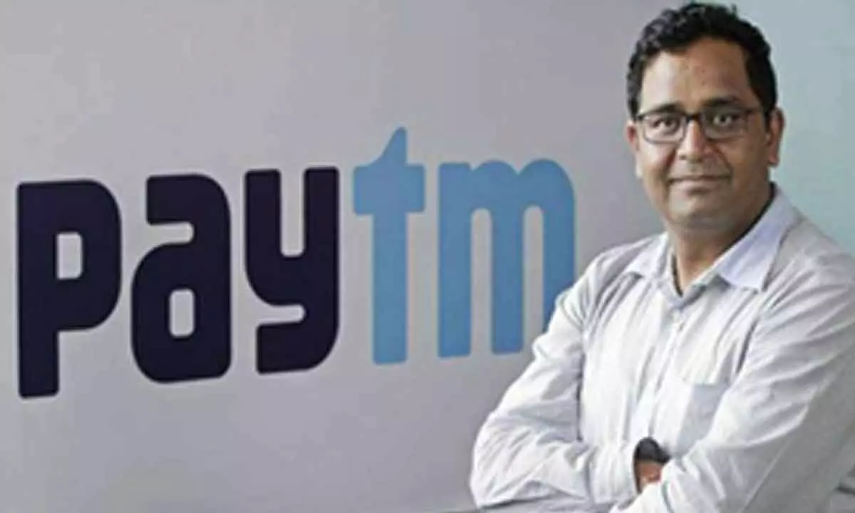 Paytm reports Rs 930 crore net profit after one-time gain, stock down over 4 pc