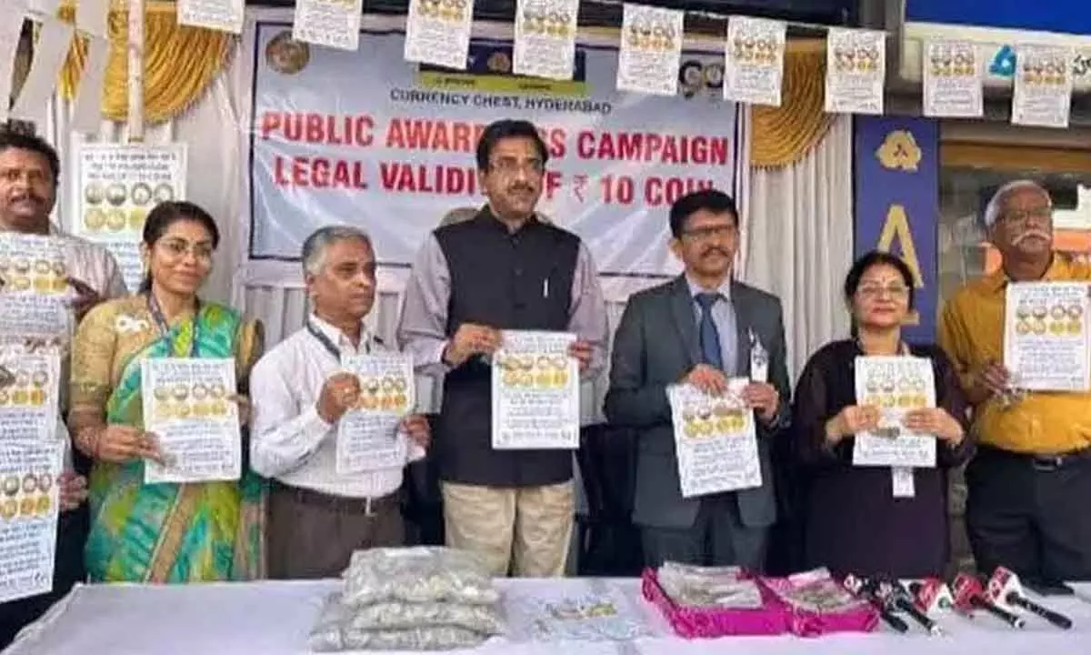 HDFC Bank holds State-wide Public Awareness Campaign (PAC) on acceptance of ₹10 coins in Telangana