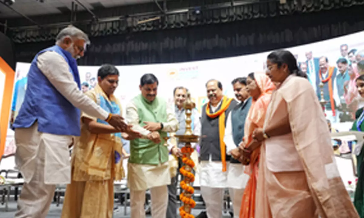 MP CM lays foundation stones of projects worth Rs 2690 cr in Vindhya region