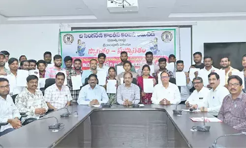 28 youths given compationate appointments in Singareni