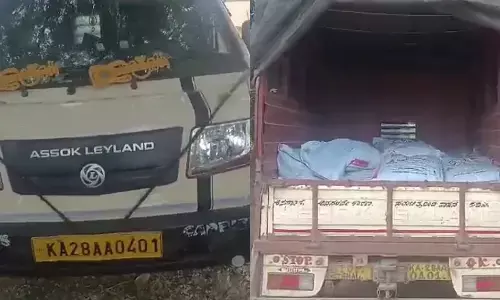 Vehicle carrying fake fertiliser and disinfectant seized