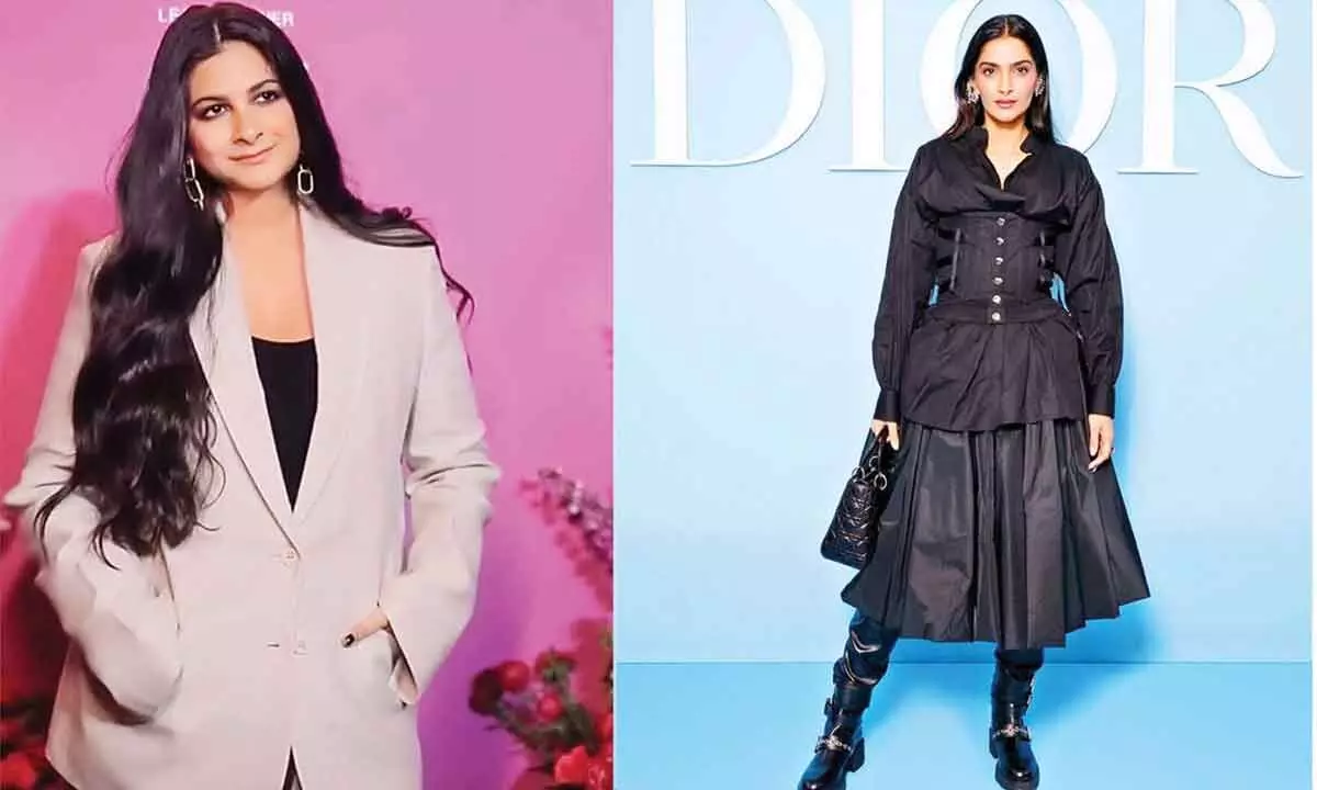 Sonam Kapoor stuns in all-black; Rhea Kapoor celebrates her style