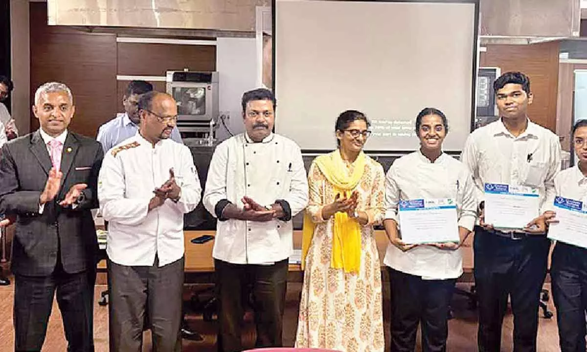 Cookery competition held at Indian Culinary Institute