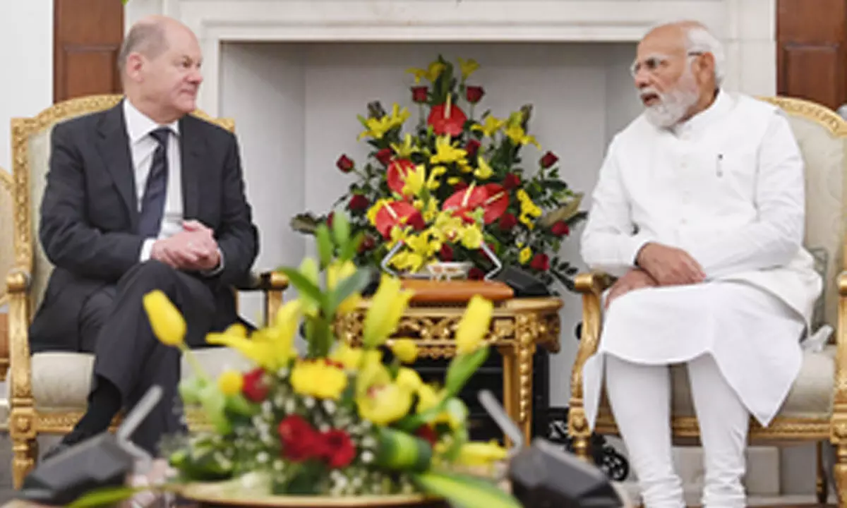 German Chancellor Olaf Scholz heads to New Delhi for intergovernmental consultations