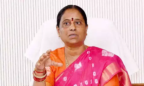 Surekha slams Dharani, promises justice for farmers under Congress rule