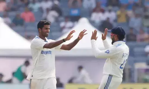 IND vs NZ: Washington Sundar shines as India dominate first day’s play against New Zealand