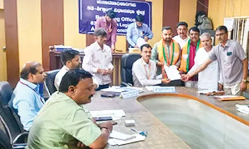 Bommai’s son Bharat files nomination for Shiggaon seat