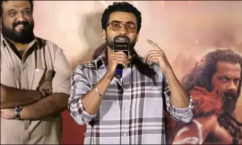 Suriya Moved to Tears During ‘Kanguva’ Pre-Release Event in Hyderabad
