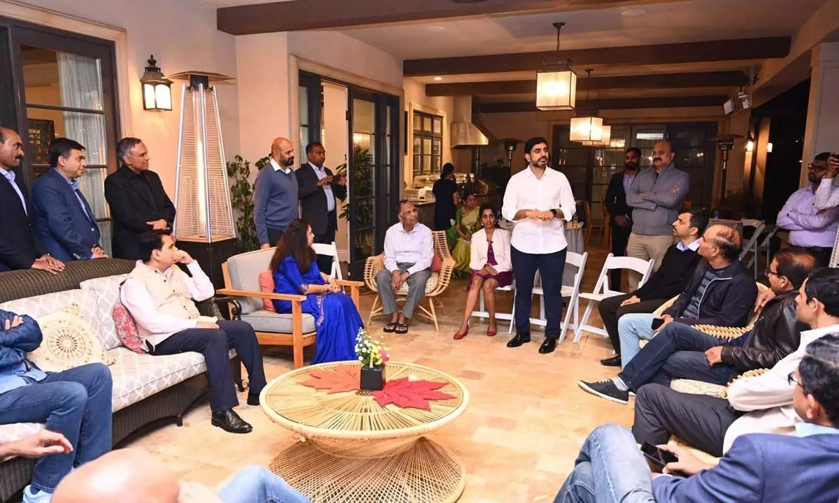 Nara Lokesh meets Entrepreneurs in San Francisco: Highlights AP Development