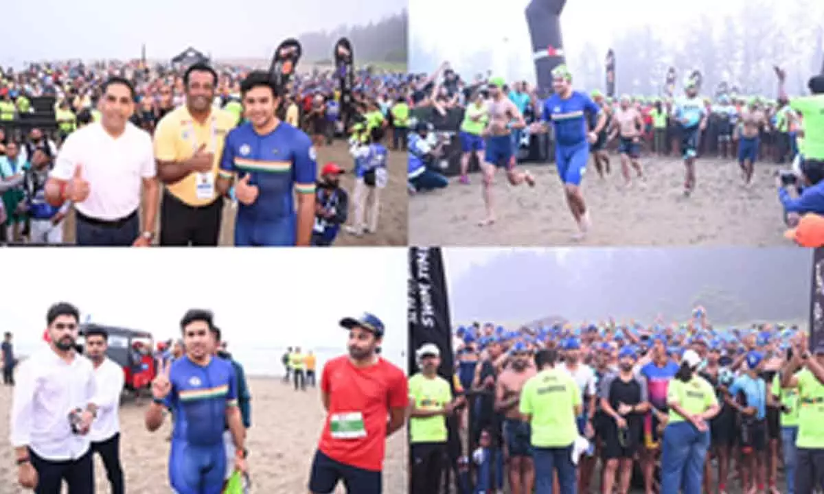 IRONMAN 70.3 Goa: Triathlon event culminates, Tejasvi Surya becomes 1st MP to take the challenge