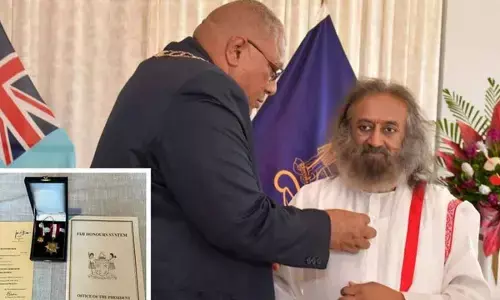 Sri Sri Ravi Shankar honoured with Fijis highest civilian award