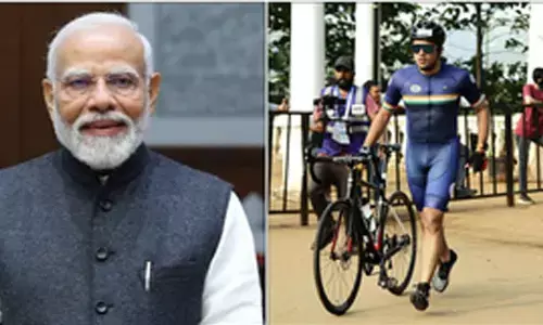 ‘Commendable feat’: PM Modi on Tejasvi Surya completing Ironman 70.3 event