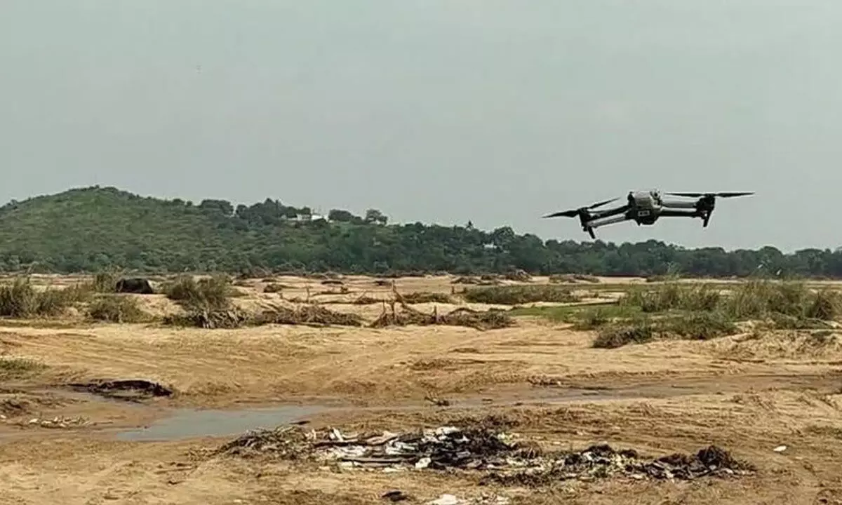 Drones used in Nandigama mandal of NTR district