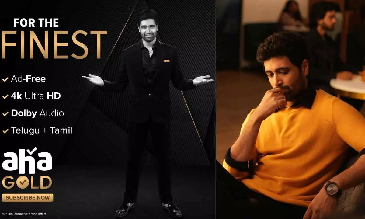 Actor Adivi Sesh Joins aha Gold as Brand Ambassador, Elevating Premium Telugu OTT Experience