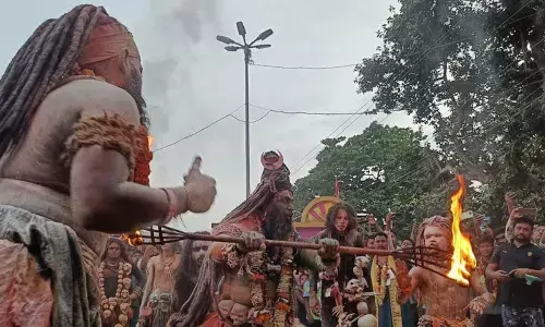 Devotees bid adieu to Maa Laxmi
