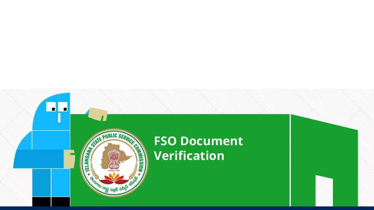 Certificate verification for FSO on Nov 8: TGPSC