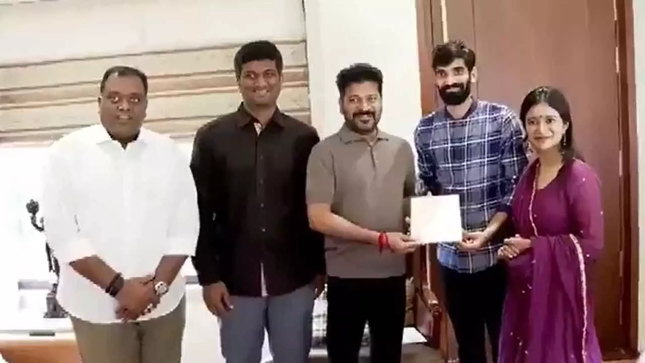 Badminton Star Kidambi Srikanth Invites Telangana CM Revanth Reddy to His Wedding