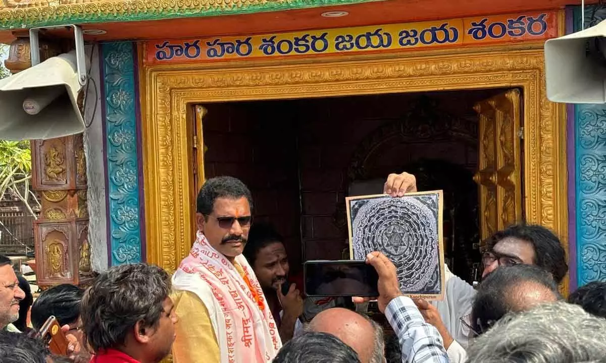 Historic Rituals Performed for Ayodhya’s Sri Rama Yantra at Jogulamba Temple, Alampur