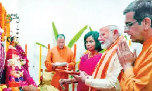CJI responds to row over Modis Ganesh puja visit