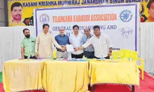 Kasani Veeresh Mudiraj elected as TG Kabaddi Assn president