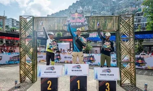 India’s First Urban Downhill MTB Event - Hyundai Red Bull Tlang Ruam Concludes in Aizawl with a Thrilling Finale
