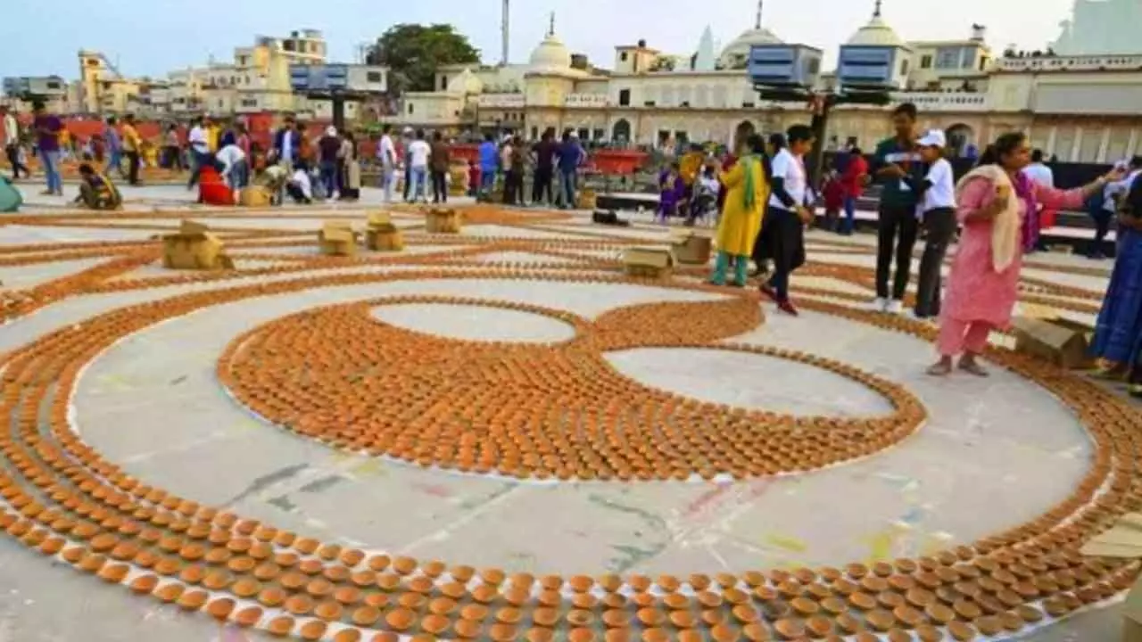 Grand Ayodhya Deepotsav aims to set record with 28 lakh diyas