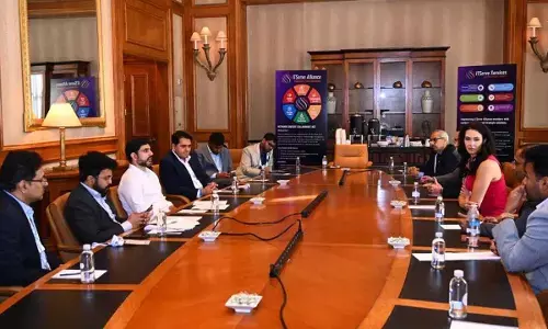 Nara Lokesh participates in IT Serve Synergy Summit in Las Vegas, meets Amazon officials