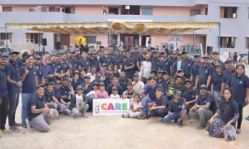 TKM volunteers enhance infrastructure at govt high school