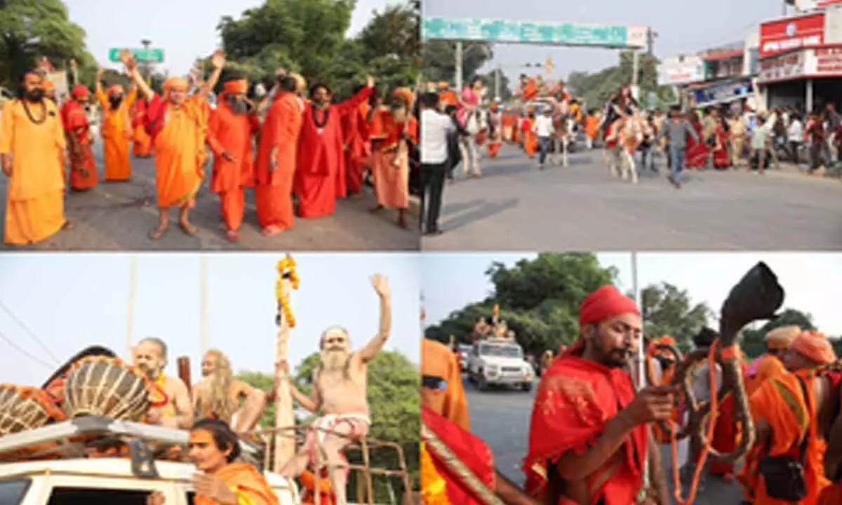 Mahakumbh 2025: Grand procession of Akharas marks entry into Kumbh City