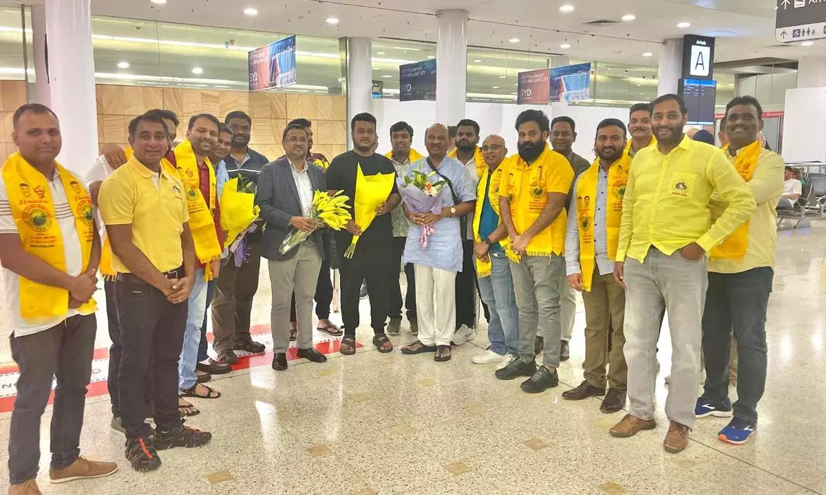 AP Assembly speaker arrives in Sydney